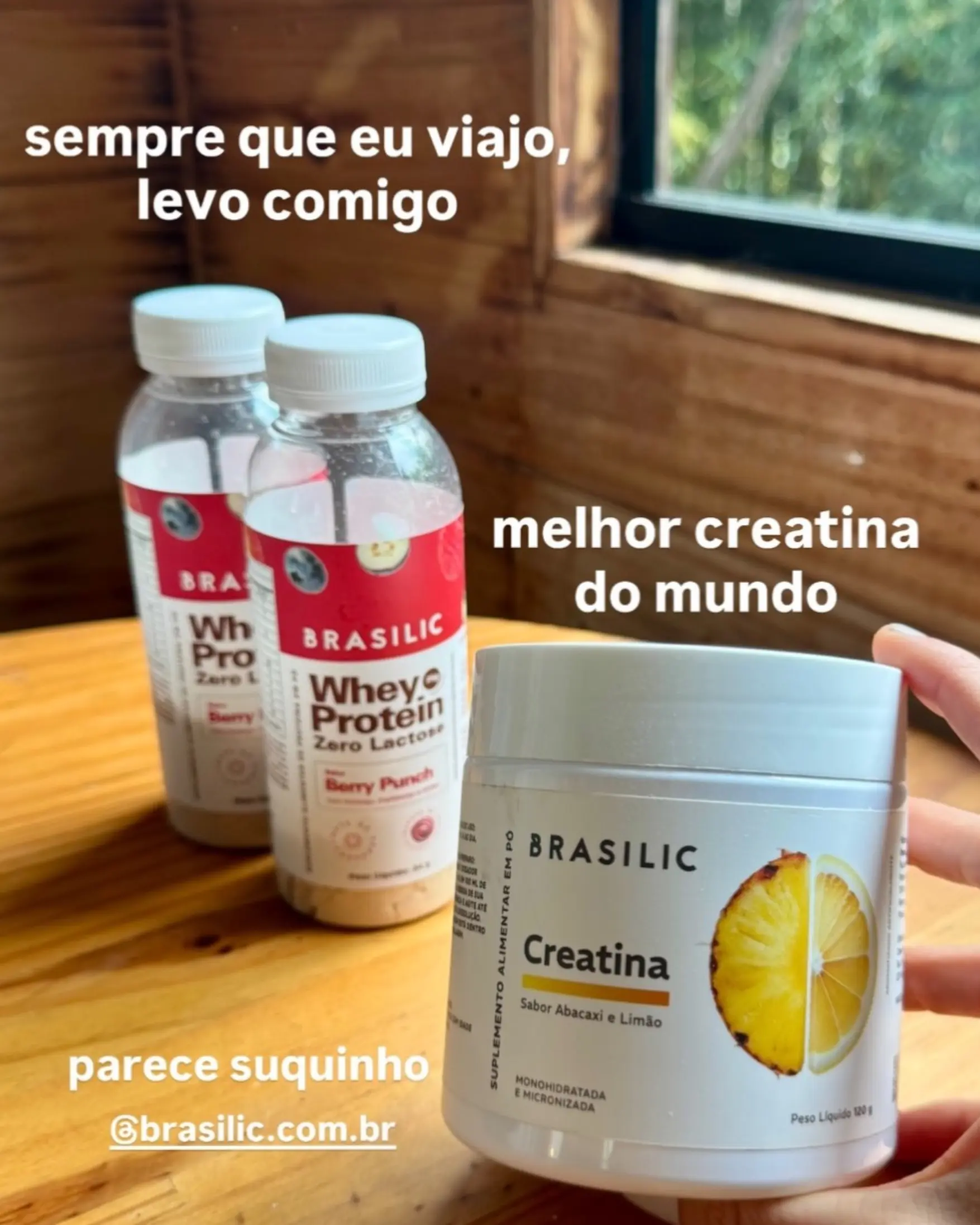 Print real de avaliação Brasilic com creatina